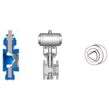 Segment V Bağlantı Noktalı Küresel Vana