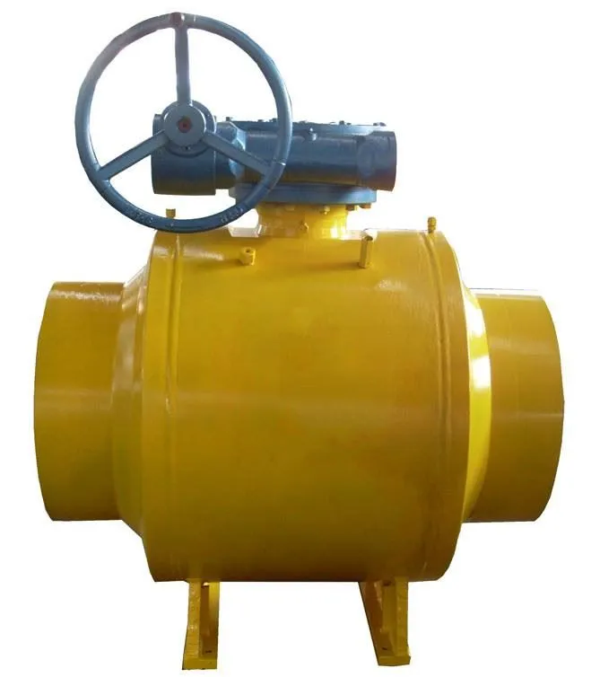 Fully Welded Manual Trunnion Ball Valve